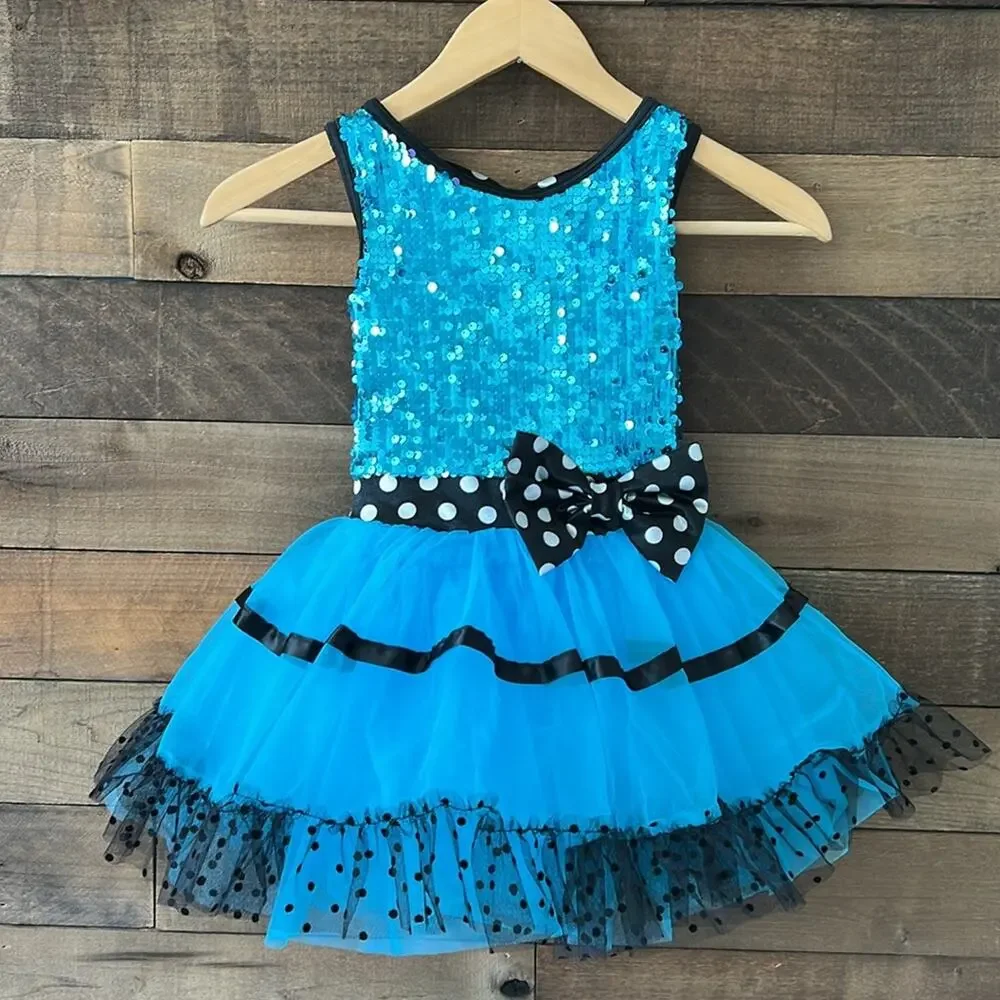 NWOT Weissman Girl's Ball Change Boogie Dress Dance Costume